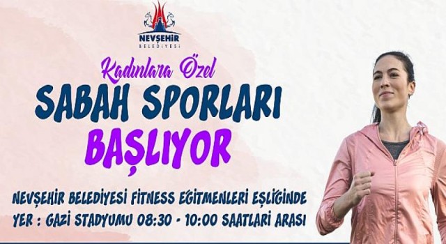 Kadınlara Özel Sabah Sporu Başlıyor