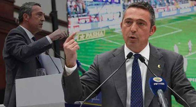 Fenerbahçe Başkanı Ali Koç'tan çok sert açıklamalar