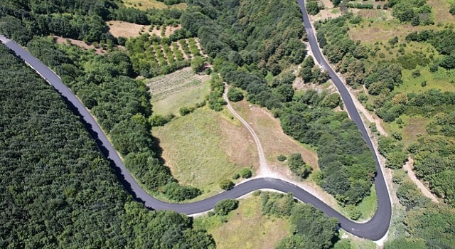 Karamürsel Senaiye-İznik yolu asfaltlandı