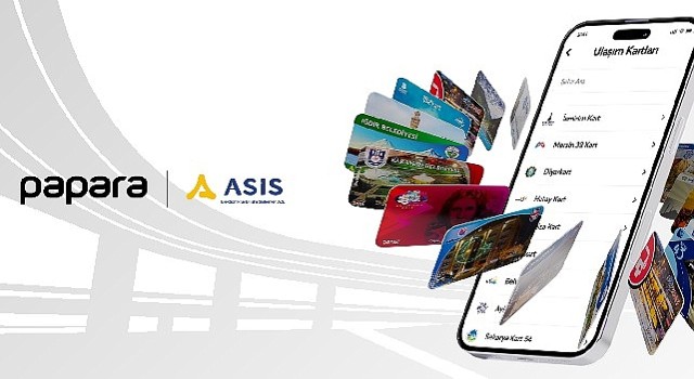 Papara ve Asis Elektronik, ulaşım kartı yükleme özelliğiyle şehir içi ulaşımı kolaylaştıracak