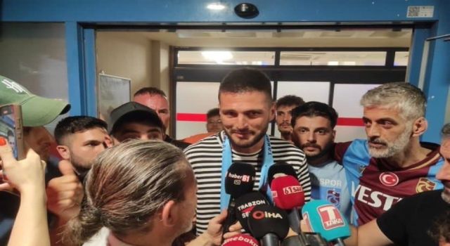 Trabzonspor'un yeni transferi Trabzon'a geldi!.