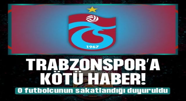 Trabzonspor'un Yeni Transferi Sakatlandı