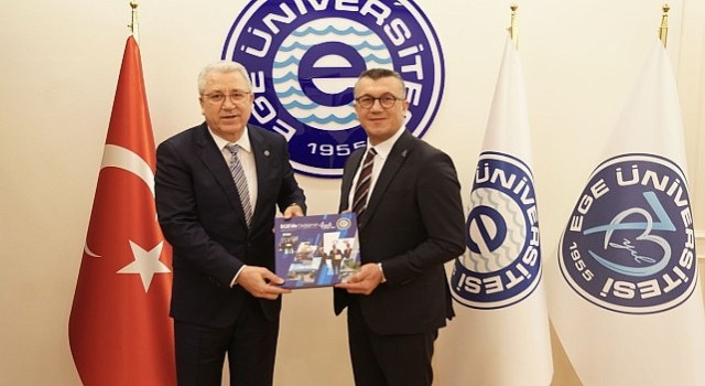 TÜSEB Başkanı Prof. Dr. Ümit Kervan, Ege Üniversitesine konuk oldu