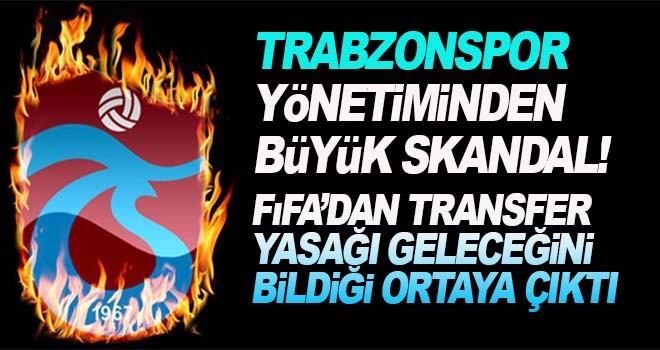 Trabzonspor'da 100 milyon TL'lik sıkıntı! Takıma geri dönecek!