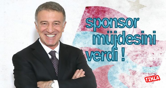 Ahmet Ağaoğlu'ndan sponsor müjdesi!