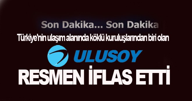 Ulusoy Ulaşım iflas etti