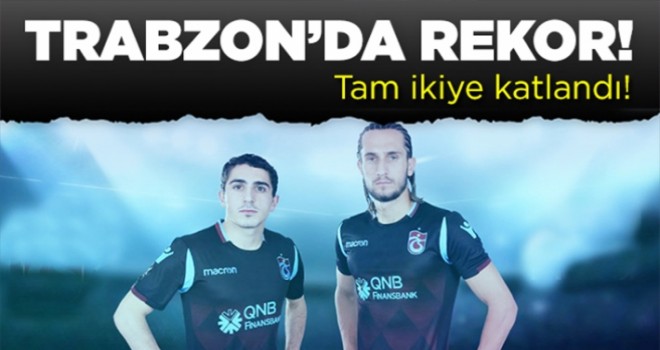 Trabzonspor'dan satış rekoru