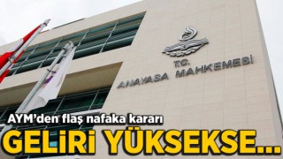 AYM'den Dikkat Çeken Nafaka Kararı