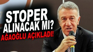 Ahmet Ağaoğlu'ndan stoper açıklaması