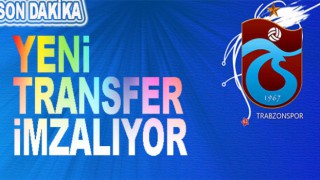 Trabzonspor'un yeni transferi imzayı atıyor