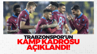 Trabzonspor'un Gençlerbirliği maçı kamp kafilesi belli oldu .