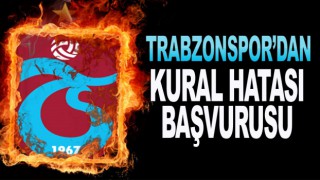 Trabzonspor'dan flaş kural hatası itirazı geldi!