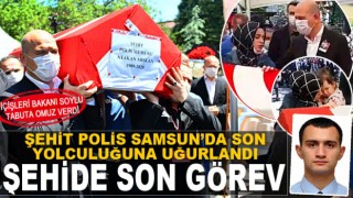 Şehit Polis Memuru Son Yolculuğuna Uğurlandı