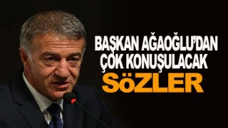Ağaoğlu'nun Trabzonspor Divan Kurulu'nda Yaptığı Açıklamalar