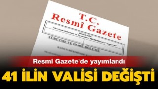 Başkan Erdoğan imzaladı: Birçok şehirde vali değişikliği!