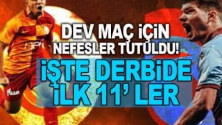 Trabzonspor-Galatasaray (Muhtemel 11'ler)