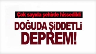 Malatya'da şiddetli deprem!