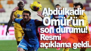 Abdülkadir Ömür'ün sakatlığı ciddi mi? Trabzonspor'dan resmi açıklama