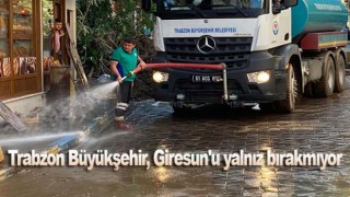 Trabzon Büyükşehir, Giresun'u yalnız bırakmıyor