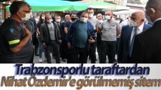 Trabzonsporlu taraftardan TFF Başkanı Özdemir’e sitem!
