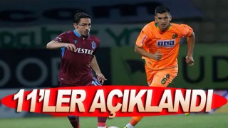 Alanyaspor Trabzonspor Maçı İlk 11'leri