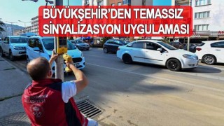 Trabzon'da Butonlu Yaya Geçitleri Temassız Hale Getiriliyor