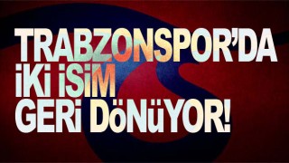 Trabzonspor’da iki oyuncunun da sakatlıklarını atlattı!
