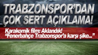 Trabzonspor'dan çok sert açıklama!