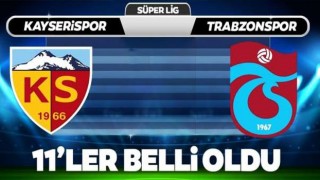 Kayserispor - Trabzonspor maçı hangi kanalda, saat kaçta? (İlk 11'ler belli oldu)