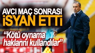 Trabzonspor teknik direktörü Avcı maçın ardından konuştu
