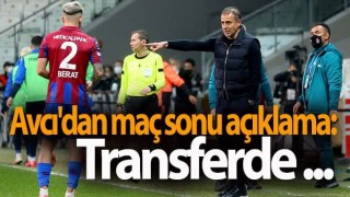 Beşiktaş - Trabzonspor maçının ardından Abdullah Avcı'dan açıklama!