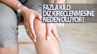 Fazla kilo diz kireçlenmesine neden oluyor