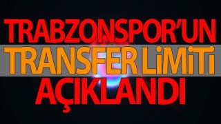 Harcama limitleri açıklandı! Trabzonspor'un transfer limiti ne kadar?