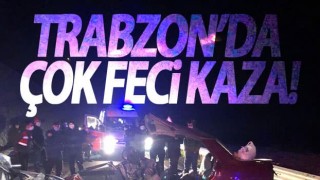 Trabzon'da çok feci kaza! Ölü ve yaralılar var