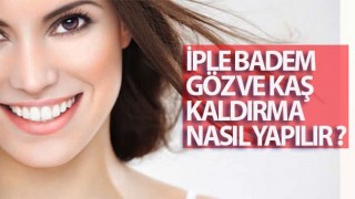 İple Badem Göz ve Kaş Kaldırma Nasıl Yapılır?