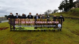 'Orman Haftası' dolayısıyla Ortahisar^da fidan dikim etkinliği düzenledi.