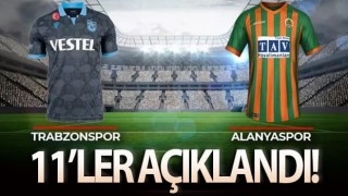 Trabzonspor - Alanyaspor İlk 11'ler