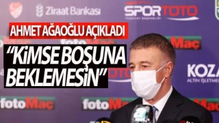 Trabzonspor Başkanı Ağaoğlu açıklamalarda bulundu