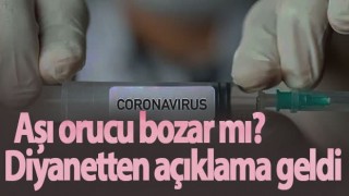 Aşı orucu bozar mı? Diyanetten açıklama geldi