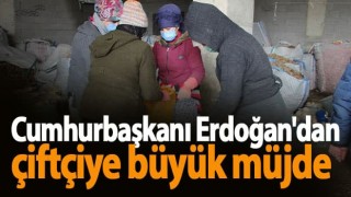 Cumhurbaşkanı Erdoğan'dan çiftçiye destek talimatı