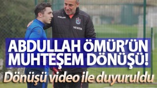 Trabzonspor'a Abdülkadir Ömür sevinci! Dönüşü video ile duyuruldu.