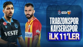 Trabzonspor'un Kayseri 11'i belli oldu