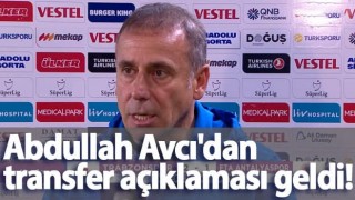 Abdullah Avcı'dan maç sonu transfer açıklaması