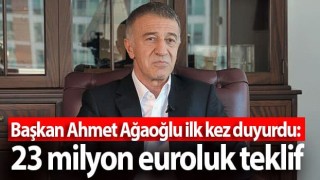 Ağaoğlu açıkladı: 23 milyon euroluk teklif, Sörloth, Edin Visca ve Uğurcan Çakır...