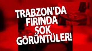 Trabzon'da fırında şok görüntüler!