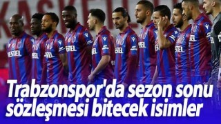 Trabzonspor'da sezon sonu sözleşmesi bitecek isimler