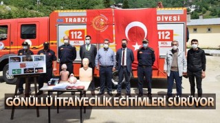 Gönüllü İtfaiyecilik Eğitimleri sürüyor