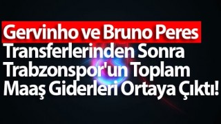 Trabzonspor'un Toplam Maaş Giderleri Ortaya Çıktı!
