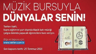 Tekfen Vakfı Müzik Bursu için başvurular başladı