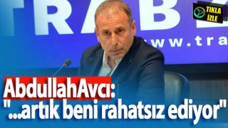 Trabzonspor teknik direktörü Abdullah Avcı açıklamalarda bulundu